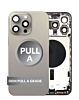 Back Housing Frame with Small Components Pre-Installed for iPhone 15 Pro Max (NATURAL TITANIUM) (US Version) (OEM Pull A Grade)