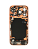 Back Housing Frame with Charging Port Flex & Small Parts for iPhone 17 Pro (DEEP BLUE) (US Version) (OEM Pull A Grade)