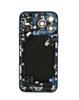 Back Housing Frame with Charging Port Flex & Small Parts for iPhone 17 Pro Max (DEEP BLUE) (US Version) (OEM Pull A Grade)
