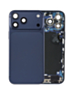 Back Housing Frame with Charging Port Flex & Small Parts for iPhone 17 Pro Max (DEEP BLUE) (International) (OEM Pull A Grade)