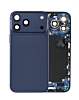 Back Housing Frame with Small Components Pre-Installed for iPhone 17 Pro Max (DEEP BLUE) (International Version) (OEM Pull A Grade)