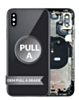 Stock up on the back housing frame for iPhone XS in space gray, OEM pull A grade, with small components pre-installed.