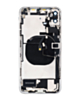 Back Housing Frame with Charging Port Flex & Small Parts for iPhone XS Max (SILVER) (OEM Pull B Grade)