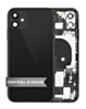 Back Housing Frame with Charging Port Flex & Small Parts for iPhone 11 (BLACK) (OEM Pull B Grade)