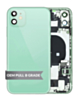 Back Housing Frame with Charging Port Flex & Small Parts for iPhone 11 (GREEN) (OEM Pull B Grade)