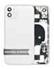 Back Housing Frame with Charging Port Flex & Small Parts for iPhone 11 (WHITE) (OEM Pull B Grade)