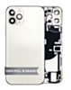 Back Housing Frame with Charging Port Flex & Small Parts for iPhone 11 Pro (SILVER) (OEM Pull B Grade)
