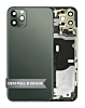 Back Housing Frame with Small Components Pre-Installed for iPhone 11 Pro (MIDNIGHT GREEN) (OEM Pull B Grade)