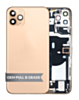 Back Housing Frame with Charging Port Flex & Small Parts for iPhone 11 Pro Max (GOLD) (OEM Pull B Grade)