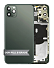 Back Housing Frame (MIDNIGHT GREEN) (OEM Pull B Grade) with Small Components Pre-Installed for iPhone 11 Pro Max