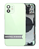 Back Housing Frame with Small Components Pre-Installed for iPhone 12 (GREEN) (OEM Pull B Grade)