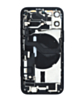 Back Housing Frame with Charging Port Flex & Small Parts for iPhone 12 Mini (BLACK) (OEM Pull B Grade)