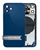 Back Housing Frame with Small Components Pre-Installed for iPhone 12 Mini (BLUE) (OEM Pull B Grade)