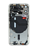 Back Housing Frame (WHITE) (OEM Pull B Grade) with Small Components Pre-Installed for iPhone 12 Mini