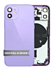 Housing Frame with Small Parts Pre-Installed for iPhone 12 Mini (PURPLE) (International) (OEM Pull B Grade)