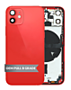 Housing Frame with Small Parts Pre-Installed for iPhone 12 Mini (RED) (International) (OEM Pull B Grade)