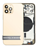 Back Housing Frame with Small Components Pre-Installed for iPhone 12 Pro (GOLD) (International) (OEM Pull B Grade)