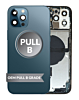 Stock up on the Back Housing Frame PACIFIC BLUE OEM Pull B Grade with Small Components Pre-Installed for iPhone 12 Pro Max.







