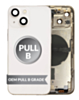 Buy the Back Housing Frame STARLIGHT US Version OEM Pull B Grade with Small Components Pre-Installed for iPhone 13.


