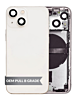 Housing Frame with Small Parts Pre-Installed for iPhone 13 Mini (WHITE) (International) (OEM Pull B Grade)