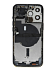 Back Housing Frame (GRAPHITE) (US Version) (OEM Pull B Grade) with Small Components Pre-Installed for iPhone 13 Pro