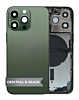Back Housing Frame (ALPINE GREEN) (US Version) (OEM Pull B Grade) with Small Components Pre-Installed for iPhone 13 Pro