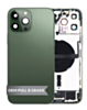 Back Housing Frame with Charging Port Flex & Small Parts for iPhone 13 Pro Max (ALPINE GREEN) (US Version) (OEM Pull B Grade)