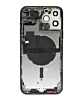Back Housing Frame (GRAPHITE) (US Version) (OEM Pull B Grade) with Small Components Pre-Installed for iPhone 13 Pro Max