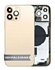 Shop the Back Housing Frame with Small Components Pre-Installed for iPhone 13 Pro Max GOLD US Version OEM Pull B Grade.
