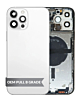 Purchase the Back Housing Frame with Small Components Pre-Installed for iPhone 13 Pro Max SILVER US Version OEM Pull B Grade.
