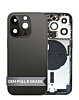 Back Housing Frame with Small Components Pre-Installed for iPhone 14 Pro (SPACE BLACK) (US Version) (OEM Pull B Grade)