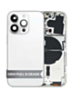 Back Housing Frame with Small Parts Pre-Installed for iPhone 14 Pro (SILVER) (OEM Pull B Grade)