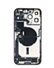 Back Housing Frame with Charging Port Flex & Small Parts for iPhone 14 Pro Max (DEEP PURPLE) (US Version) (OEM Pull A Grade)