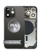 Buy the back housing frame in Space Black, US version, OEM Pull B Grade, with small components pre-installed for iPhone 14 Pro Max.