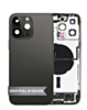 Back Housing Frame with Charging Port Flex & Small Parts for iPhone 14 Pro Max (SPACE BLACK) (International) (OEM Pull B Grade)