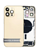 Back Housing Frame with Charging Port Flex & Small Parts for iPhone 14 Pro Max (GOLD) (International) (OEM Pull B Grade)