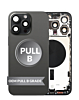 Back Housing Frame (BLACK TITANIUM) (US Version) (OEM Pull B Grade) with Small Components Pre-Installed for iPhone 15 Pro Max