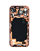 Back Housing Frame with Small Components Pre-Installed for iPhone 17 Pro Max (COSMIC ORANGE) (US Version) (OEM Pull B Grade)