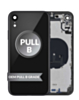 Buy the Back Housing Frame with Small Components Pre-Installed for iPhone XR in Black, OEM Pull B Grade.
