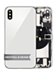 Back Housing Frame with Charging Port Flex & Small Parts for iPhone XS (SILVER) (OEM Pull B Grade)
