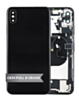 Back Housing Frame with Charging Port Flex & Small Parts for iPhone XS Max (SPACE GRAY) (OEM Pull B Grade)