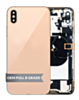 Back Housing Frame with Charging Port Flex & Small Parts for iPhone XS Max (GOLD) (OEM Pull B Grade)