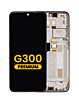LCD Assembly with Frame for Nokia G300 (METEOR GRAY) (Premium)