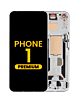 OLED Assembly with Frame for Nothing Phone 1 (WHITE) (Premium)