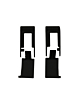 L & R Hinge Covers (2 Piece Set) for Nintendo Switch OLED 