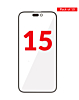 Front Glass with OCA (Pack of 10) for iPhone 15 (Premium)