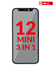 3in1 (Front Glass + Polarizer Film + OCA) for iPhone 12 Mini (Premium)