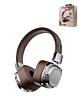 CHROME On-Ear Wireless Headphones - BROWN (Only Ground Shipping)