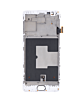 LCD Assembly with Frame for OnePlus 3 (A3000 / A3003) (WHITE) (Premium)