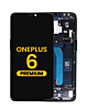 OLED Assembly with Frame for Oneplus 6 (A6000 / A6003) (BLACK) (Premium)
